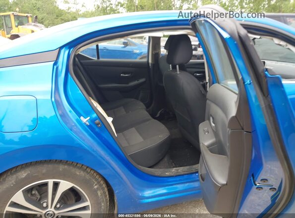 3N1AB8CV0PY299867 2023 NISSAN SENTRA Blue VIN კოდის სტიკერის ხედი