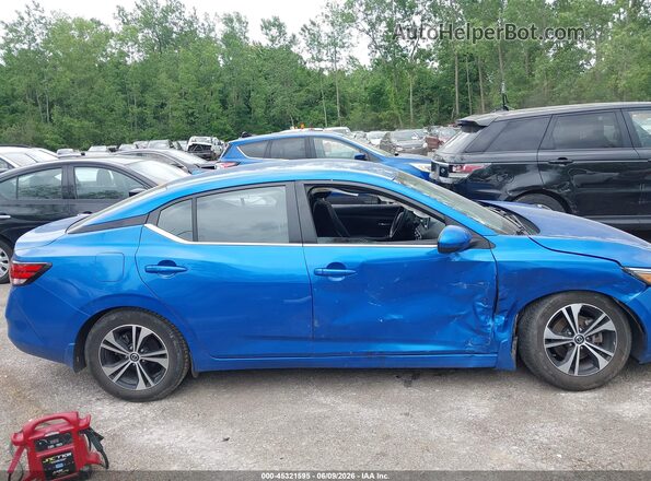3N1AB8CV0PY299867 2023 NISSAN SENTRA Blue უკანა სალონის ხედი