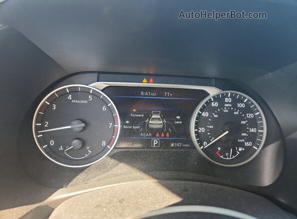 3N1AB8CV0RY256519 2024 NISSAN SENTRA Gray Вид щитка приладів