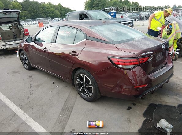 3N1AB8CV0RY365515 2024 NISSAN SENTRA Burgundy Задня ліва чверть
