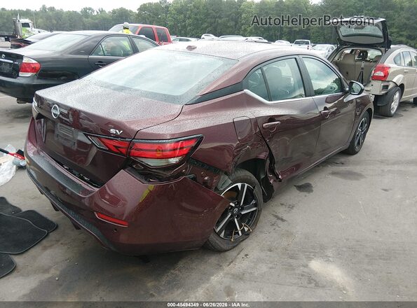 3N1AB8CV0RY365515 2024 NISSAN SENTRA Burgundy Задня права чверть