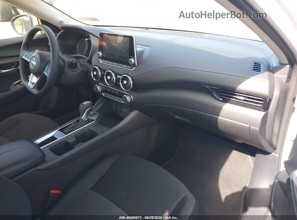 3N1AB8CV0SY341026 2025 NISSAN SENTRA White წინა სალონის ხედი