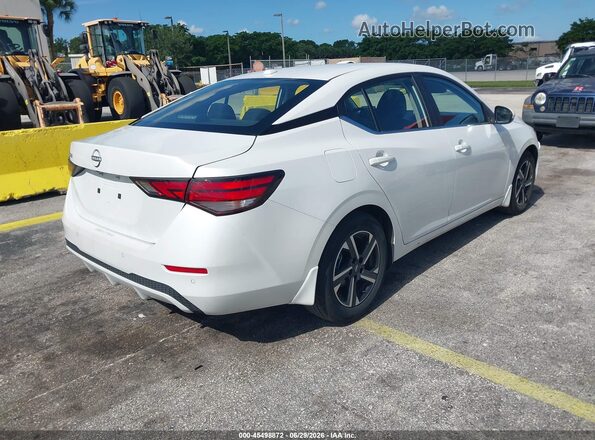 3N1AB8CV0SY341026 2025 NISSAN SENTRA White უკანა მარჯვენა