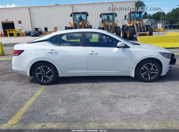 3N1AB8CV0SY341026 2025 NISSAN SENTRA White უკანა სალონის ხედი