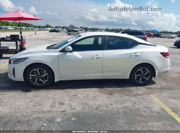 3N1AB8CV0SY341026 2025 NISSAN SENTRA White სალონის 360-გრადუსიანი ხედი