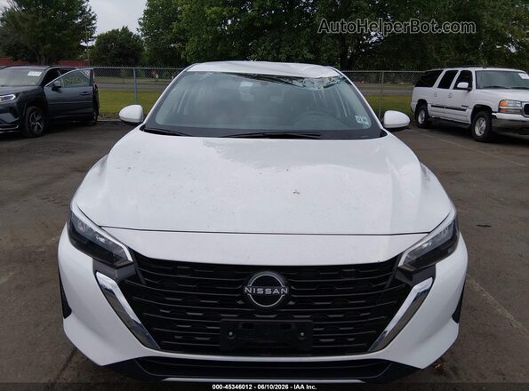 3N1AB8CV0SY408787 2025 NISSAN SENTRA White Вид щитка приладів