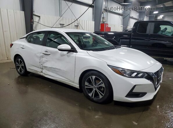 3N1AB8CV1LY214545 2020 NISSAN SENTRA White Przód prawy