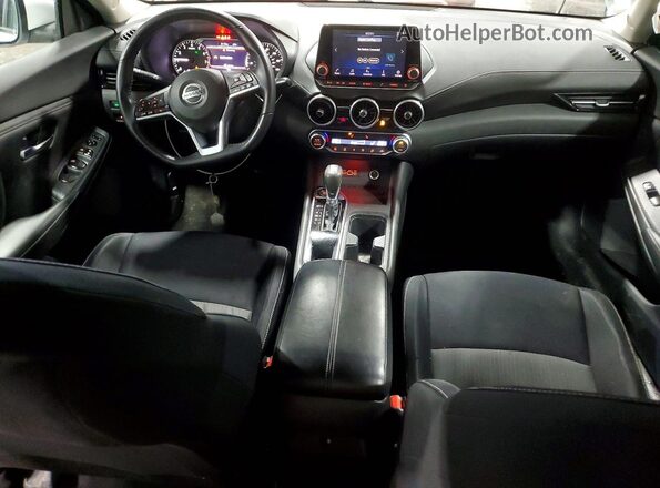 3N1AB8CV1LY214545 2020 NISSAN SENTRA White Widok deski rozdzielczej