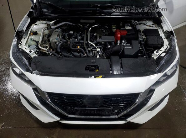 3N1AB8CV1LY214545 2020 NISSAN SENTRA White Widok wnętrza z tyłu