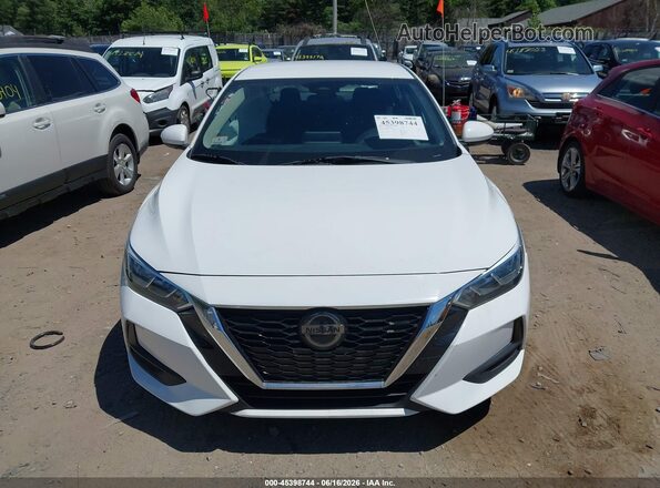 3N1AB8CV1MY249667 2021 NISSAN SENTRA White ხელსაწყოთა პანელის ხედი