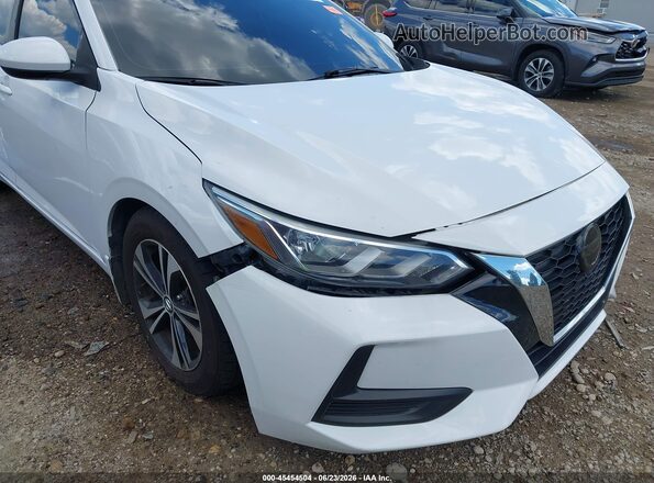 3N1AB8CV1MY278442 2021 NISSAN SENTRA White წინა ხედი