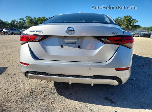 3N1AB8CV1MY285312 2021 NISSAN SENTRA Silver უკანა ხედი