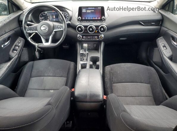 3N1AB8CV1MY309155 2021 NISSAN SENTRA Black Առջևի վահանակի տեսք