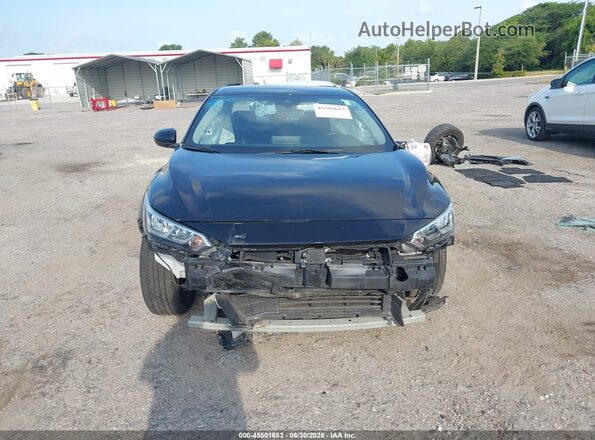 3N1AB8CV1MY320818 2021 NISSAN SENTRA Черный Вид щитка приборов