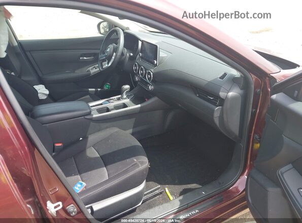 3N1AB8CV1MY326215 2021 NISSAN SENTRA Red Front interior view