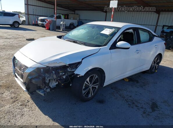 3N1AB8CV1NY292617 2022 NISSAN SENTRA White Przód lewy