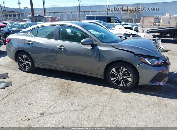 3N1AB8CV1NY312381 2022 NISSAN SENTRA Gray Вид задньої частини салону