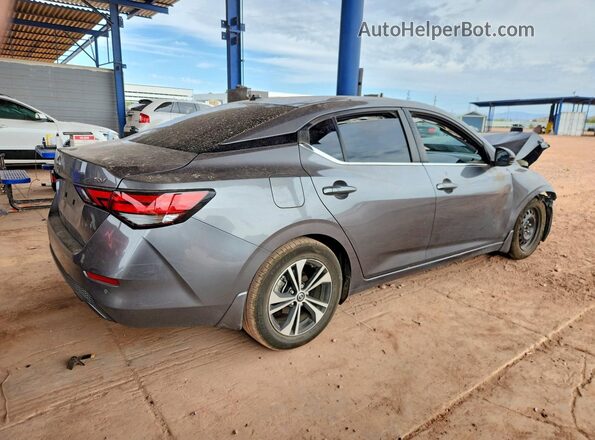 3N1AB8CV1PY222540 2023 NISSAN SENTRA Gray Trasero derecho