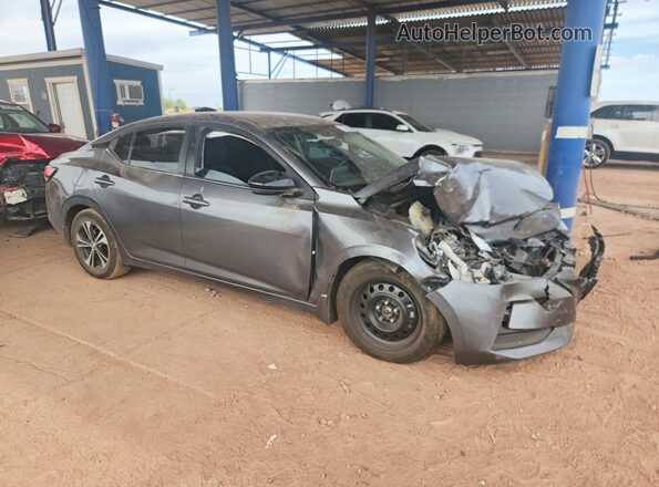 3N1AB8CV1PY222540 2023 NISSAN SENTRA Gray Delantero derecho