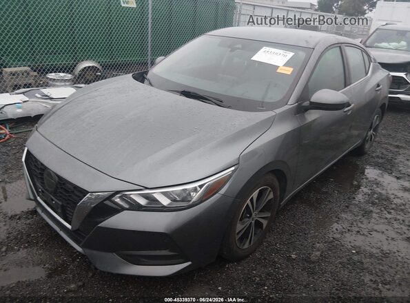 3N1AB8CV1PY252718 2023 NISSAN SENTRA Gray Առջևի ձախ երեք քառորդ տեսարան