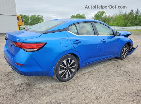 3N1AB8CV1PY290322 2023 NISSAN SENTRA Blue Tył prawy