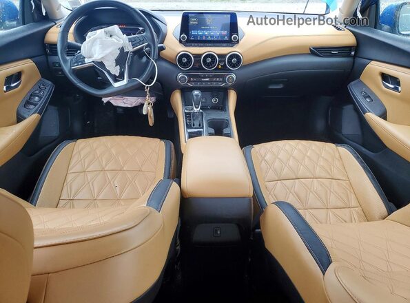 3N1AB8CV1PY290322 2023 NISSAN SENTRA Blue Widok deski rozdzielczej