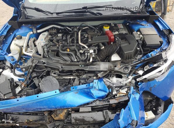 3N1AB8CV1PY290322 2023 NISSAN SENTRA Blue Widok wnętrza z tyłu