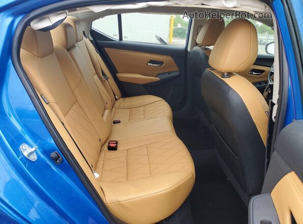 3N1AB8CV1PY290322 2023 NISSAN SENTRA Blue Widok tylnych siedzeń