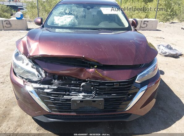 3N1AB8CV1RY203828 2024 NISSAN SENTRA Maroon Vista del salpicadero