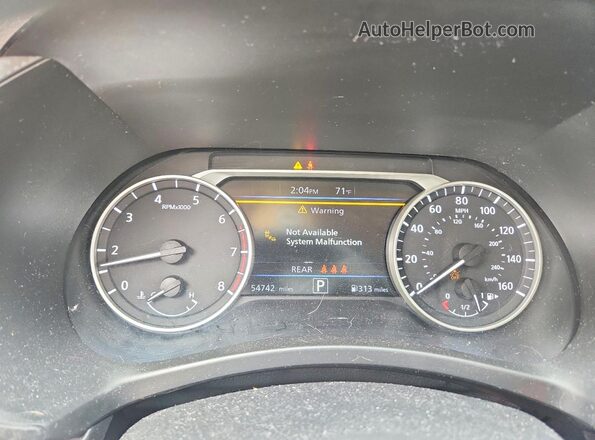 3N1AB8CV1RY211007 2024 NISSAN SENTRA Белый Вид щитка приборов