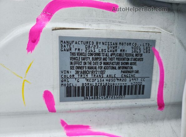 3N1AB8CV1RY211007 2024 NISSAN SENTRA Белый Вид подкапотного пространства