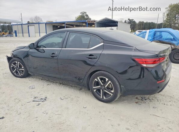 3N1AB8CV1RY256691 2024 NISSAN SENTRA Черный Задняя левая четверть