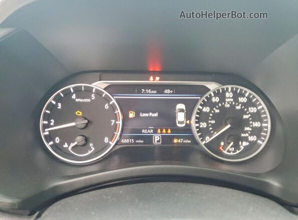 3N1AB8CV1RY256691 2024 NISSAN SENTRA Черный Вид щитка приборов