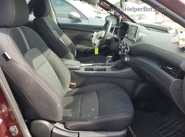 3N1AB8CV1RY301807 2024 NISSAN SENTRA Burgundy Widok wnętrza z przodu