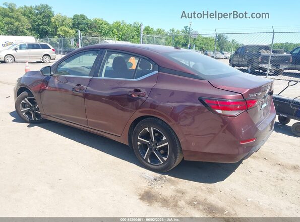 3N1AB8CV1RY305470 2024 NISSAN SENTRA Maroon Tył lewy