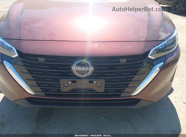 3N1AB8CV1RY305470 2024 NISSAN SENTRA Maroon Widok deski rozdzielczej