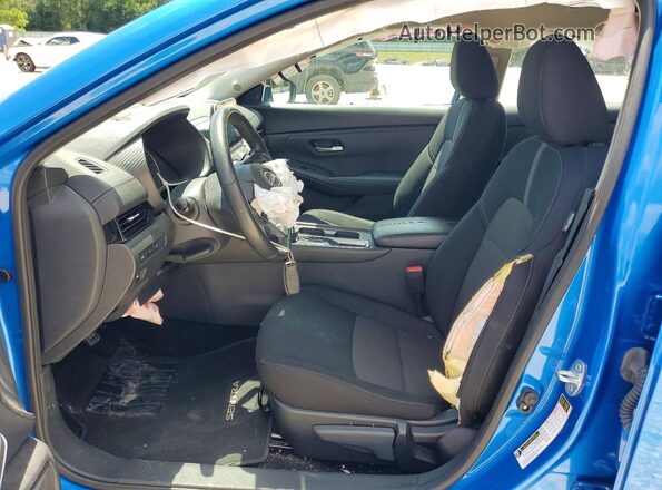 3N1AB8CV1RY322110 2024 NISSAN SENTRA Blue Вид салону спереду