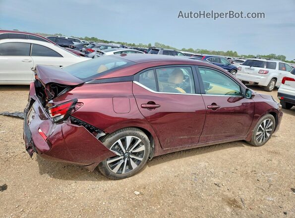 3N1AB8CV1RY347296 2024 NISSAN SENTRA Burgundy Задня права чверть