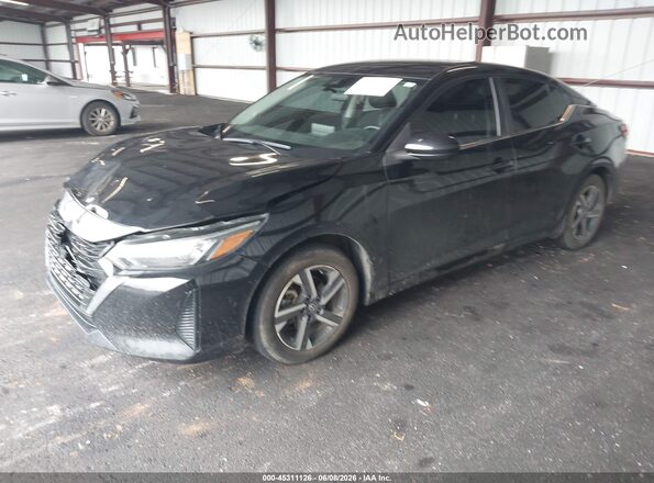 3N1AB8CV1RY347637 2024 NISSAN SENTRA Black Przód lewy