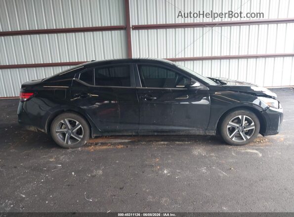 3N1AB8CV1RY347637 2024 NISSAN SENTRA Black Widok wnętrza z tyłu