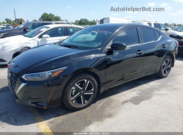 3N1AB8CV1SY202667 2025 NISSAN SENTRA Черный Передняя левая четверть