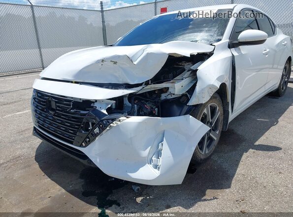 3N1AB8CV1SY212406 2025 NISSAN SENTRA White წინა ხედი