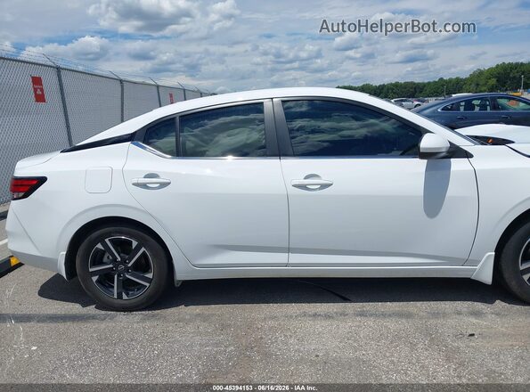 3N1AB8CV1SY212406 2025 NISSAN SENTRA White უკანა სალონის ხედი