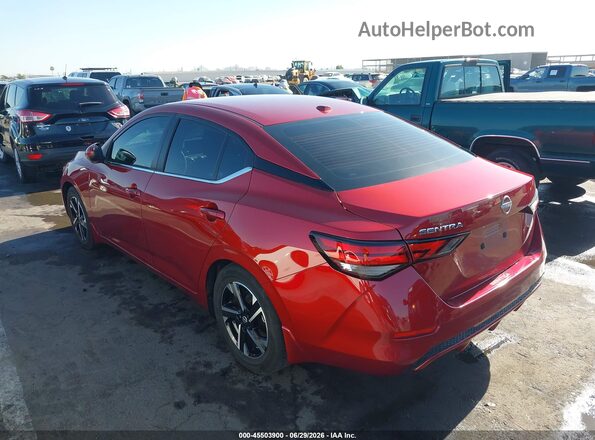 3N1AB8CV1SY245972 2025 NISSAN SENTRA Red Հետևի ձախ