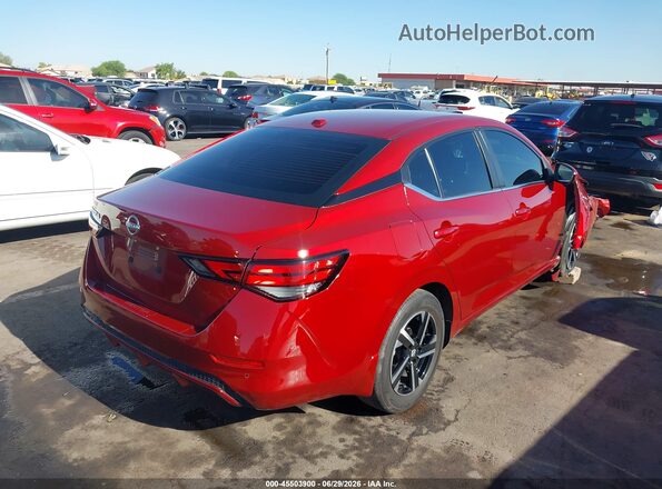 3N1AB8CV1SY245972 2025 NISSAN SENTRA Red Հետևի աջ