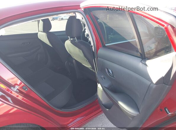 3N1AB8CV1SY245972 2025 NISSAN SENTRA Red VIN կոդի պիտակի տեսք