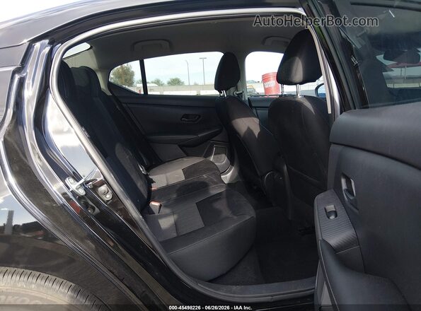 3N1AB8CV1SY290247 2025 NISSAN SENTRA Black VIN კოდის სტიკერის ხედი