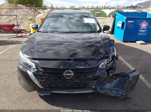 3N1AB8CV1SY290247 2025 NISSAN SENTRA Black უკანა სალონის ხედი
