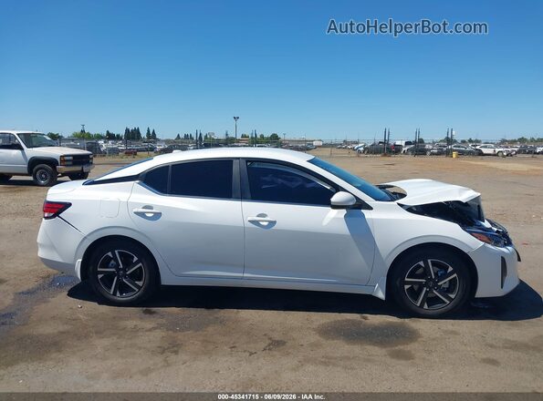 3N1AB8CV1SY355940 2025 NISSAN SENTRA White Widok wnętrza z tyłu