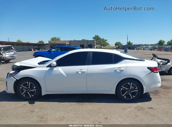 3N1AB8CV1SY355940 2025 NISSAN SENTRA White Widok wnętrza 360 stopni